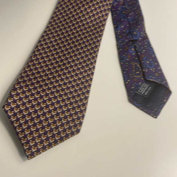 Cremieux Men’s Tie Silk All Over Dog - Picture 4 of 8